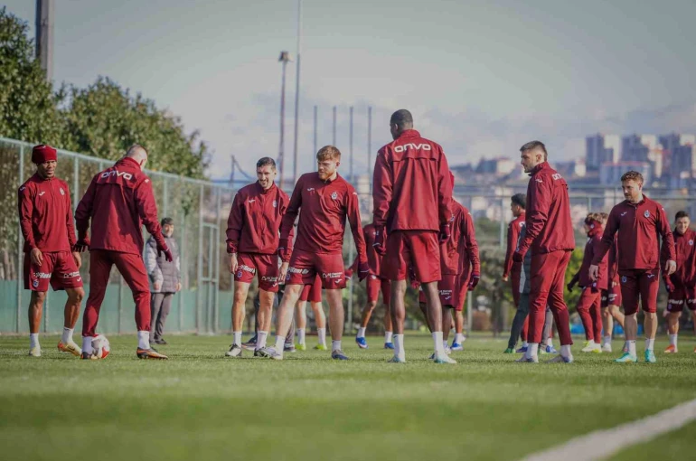 Trabzonspor, Fatih Karagümrük maçı hazırlıklarını sürdürdü 