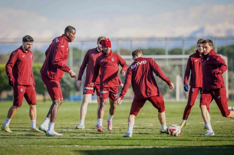 Trabzonspor, Fenerbahçe maçı hazırlıklarını sürdürdü 