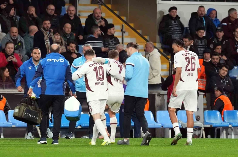 Trabzonspor’da Edin Visca sakatlandı 