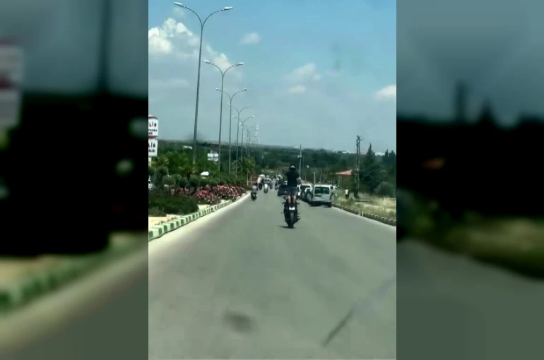 Trafikte akrobatik hareket yapan motosikletliye 46 bin TL ceza 