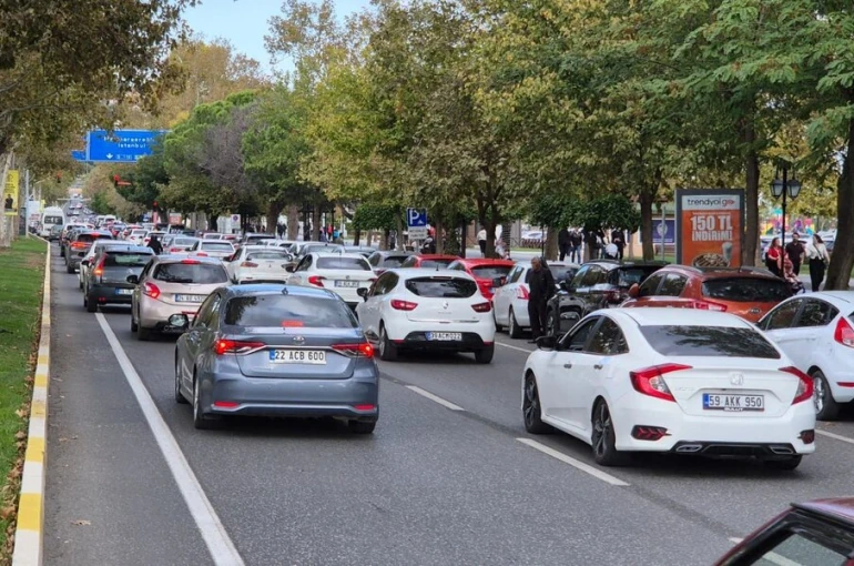 Trakya’da trafiğe kayıtlı araç sayısı artıyor 