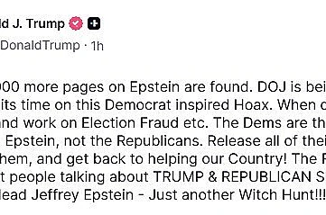 Trump’tan Adalet Bakanlığı’na Epstein belgeleri çağrısı: "Hepsinin isimlerini açıklayıp ülkeye hizmete geri dönün" 
