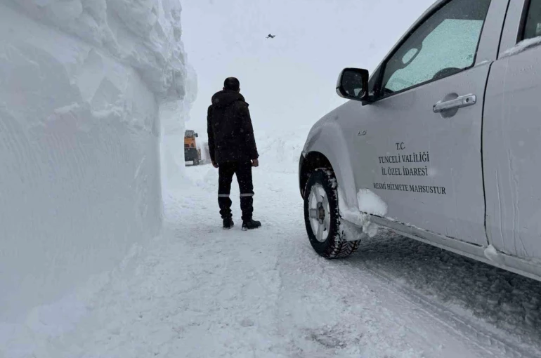 Tunceli’de 83 köy yolu ulaşıma kapalı 