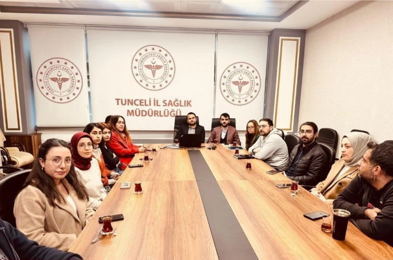 Tunceli’de sağlık çalışanlarına hizmet içi eğitim 