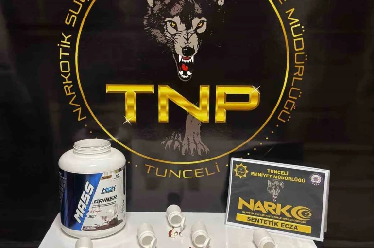 Tunceli’de uyuşturucu operasyonu: 430 adet sentetik ecza ele geçirildi 