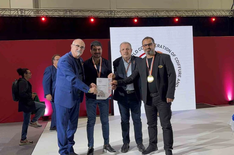 Türk kuaför İngiltere’de dünya sahnesinde