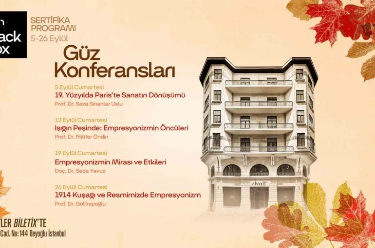 Türkiye İş Bankası Resim Heykel Müzesi’nin ‘Güz Konferansları’ 5 Eylül’de başlıyor