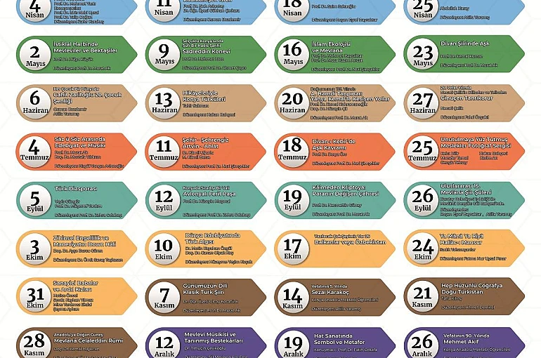 TYB Konya Şubesi 2026 Yılı Etkinlik Takvimini Açıkladı