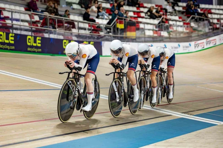 UEC 2026 Avrupa Pist Bisikleti Şampiyonası’nda rekorla dolu ikinci gün 