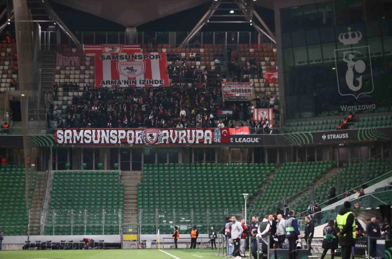 UEFA Konferans Ligi: Legia Varşova: 0 - Samsunspor: 1 (Maçı devam ediyor) 
