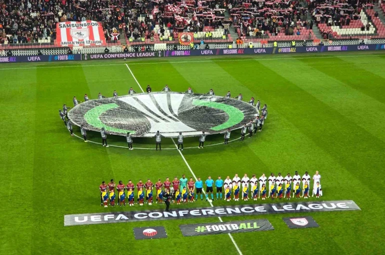UEFA Konferans Ligi: Samsunspor: 0 - Shkendija: 0 (Maç devam ediyor) 