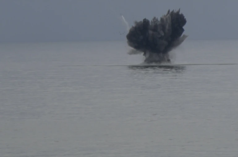 Ukrayna’ya ait insansız deniz aracı Yoroz Limanı açıklarında patlatılarak imha edildi