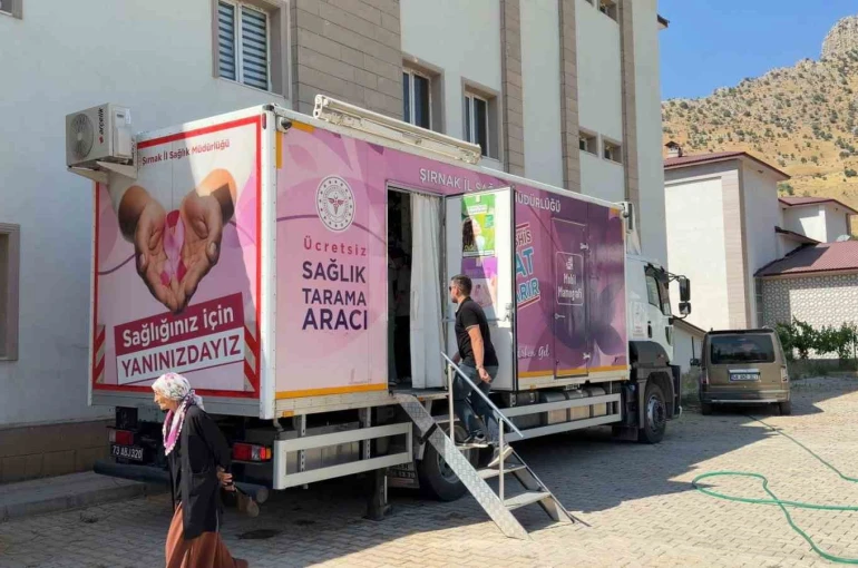 Uludere’de iki haftada 872 kanser taraması yapıldı