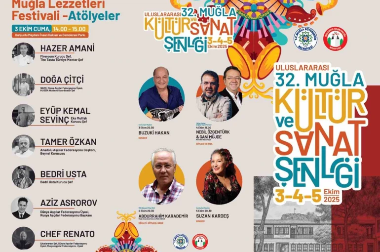 Uluslararası 32’nci Muğla Kültür ve Sanat Şenliği başlıyor