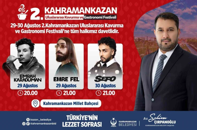 "Uluslararası Kavurma ve Gastronomi Festivali"nde hazırlıklar tamam