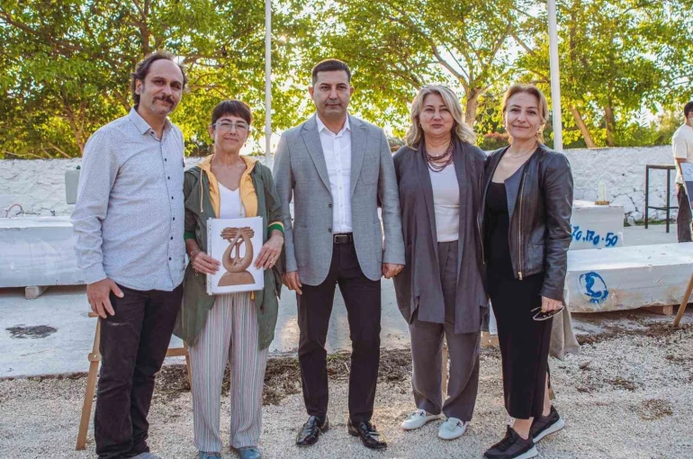 Uluslararası Kuşadası Neopolis Heykel Sempozyumu başladı 