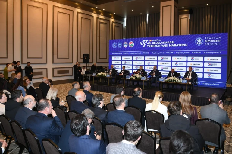 Uluslararası Trabzon Yarı Maratonu’nun tanıtım toplantısı yapıldı