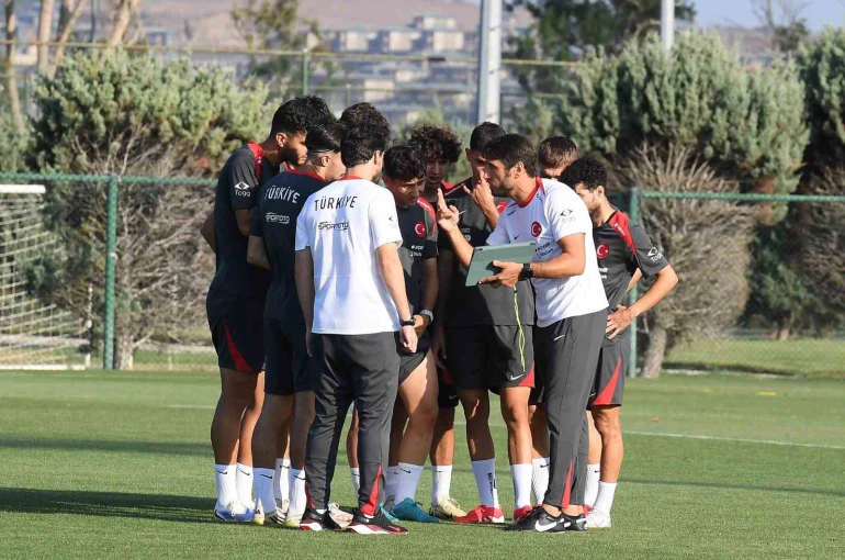 Ümit Milli Futbol Takımı, Hırvatistan maçının hazırlıklarını sürdürdü 