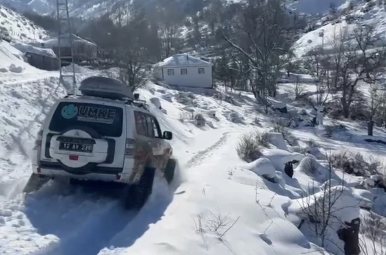 UMKE kar kış demeden hastalara umut oluyor 