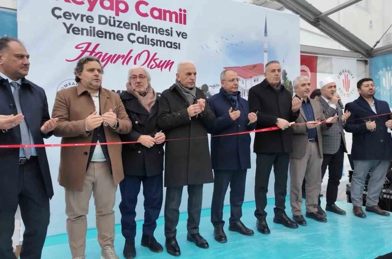 Ümraniye Keyap Camii yenileme ve düzenleme çalışmaları tamamlandı 