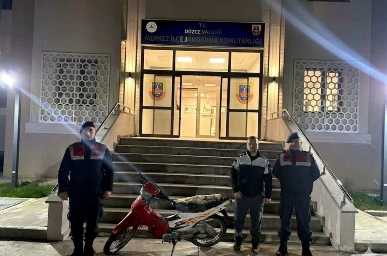 Umudunu kestiği motosikletine 3 yıl sonra jandarma sayesinde kavuştu 