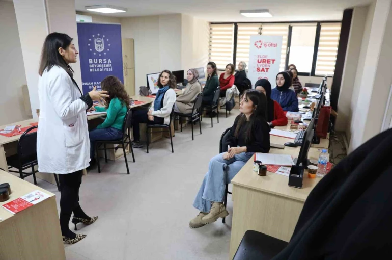 Üreten kadınlara büyükşehir desteği 