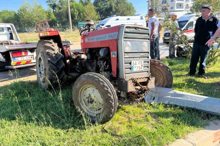 Uşak’ta meydana gelen trafik kazasında 4 kişi yaralandı 