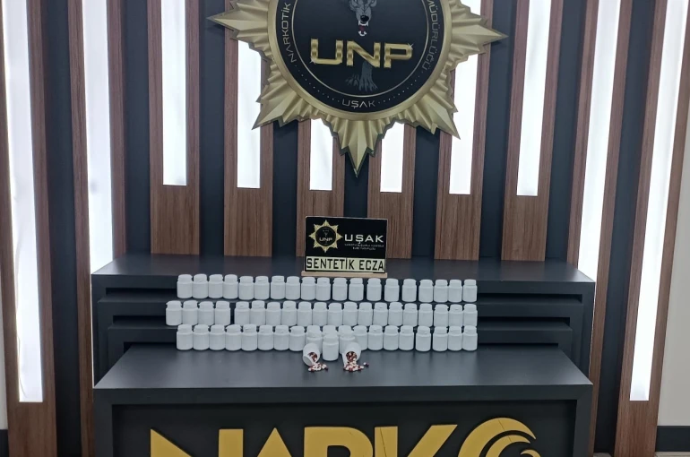 Uşak’ta uyuşturucu operasyonu: 3 tutuklama 