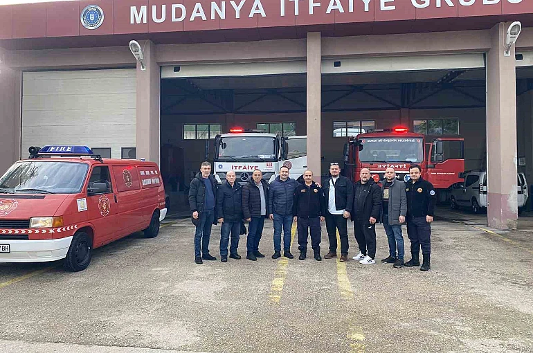 Üsküp’ten itfaiye gönüllü timleri Mudanya’da 