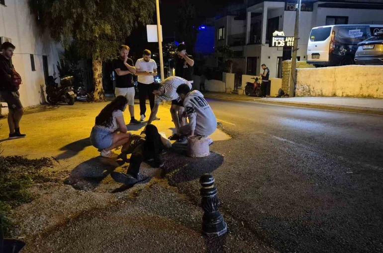 Uygulamadan kaçarken polisi ve motosikletliyi yaraladı 