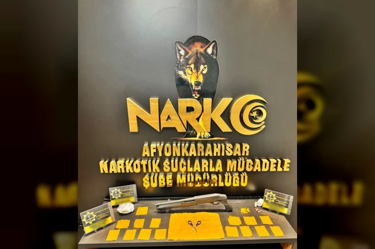 Uyuşturucu maddeler ve pompalı tüfekle yakalanan 2 kişi tutuklandı