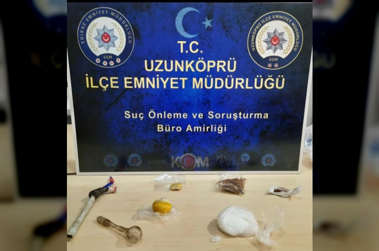 Uzunköprü’de uyuşturucu operasyonu: Şüpheli tutuklandı 
