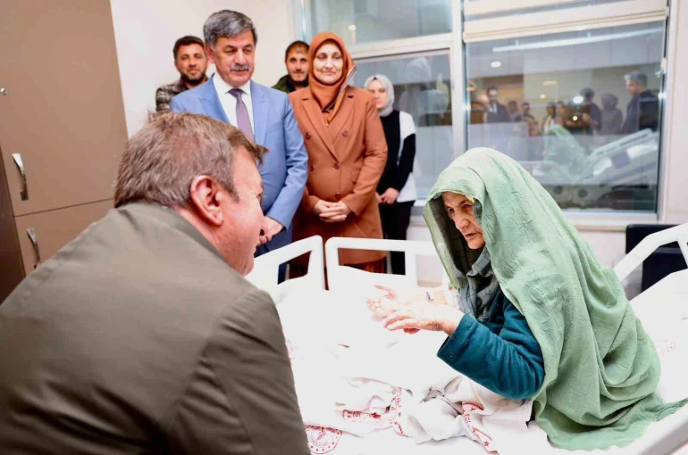 Vali Aydoğdu’dan Aksun ailesine geçmiş olsun ziyareti 