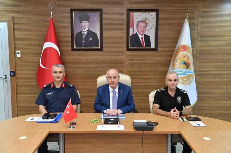 Vali Coşkun, Ağustos ayı asayiş verilerini paylaştı 