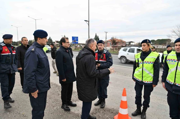 Vali Özkan’dan Salihli’de yılbaşı güvenlik denetimi 