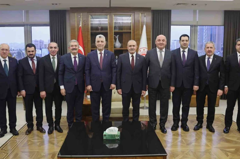 Van TSO heyeti Ticaret Bakanı ile görüştü 