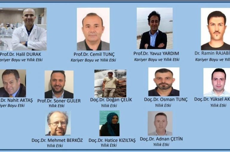 Van YYÜ’den 12 akademisyen "Dünyanın En Etkili Bilim İnsanları" listesinde yer aldı