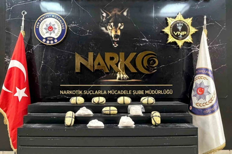 Van’da 10 kilo 260 gram metamfetamin ele geçirildi 
