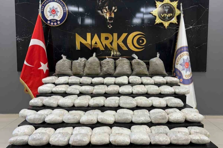Van’da 134 kilo uyuşturucu ele geçirildi 