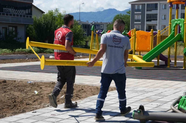 Vatandaş istedi park yapıldı 
