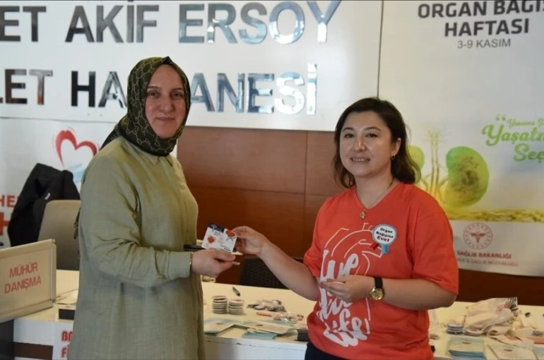 Vatandaşlardan organ bağışına yoğun ilgi 