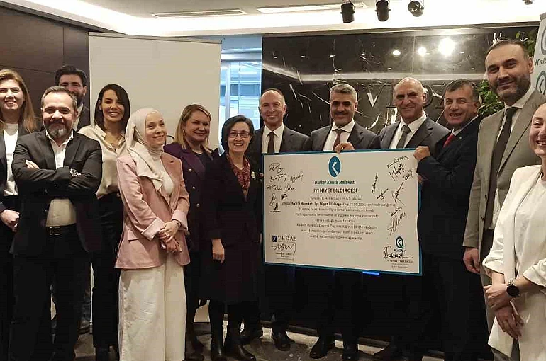 VEDAŞ ile Türkiye Kalite Derneği arasında ‘İyi Niyet Bildirgesi’ imzalandı 