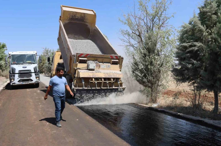 Viranşehir’de 9 kilometrelik grup yolu yenilendi 