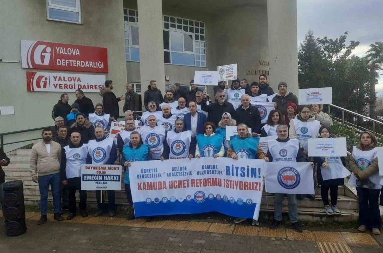 Yalova’da kamuda ücret eşitsizliğine dikkati çektiler 