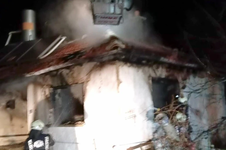 Yangın faciasında 1 ölü 1 yaralı