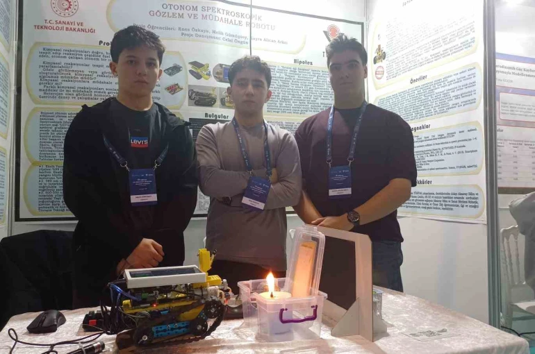 Yangına ’otonom’ müdahale