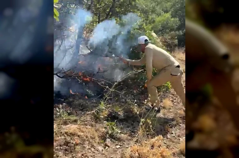 Yangını söndürdüler, iş kıyafetleriyle düğünde halay çektiler