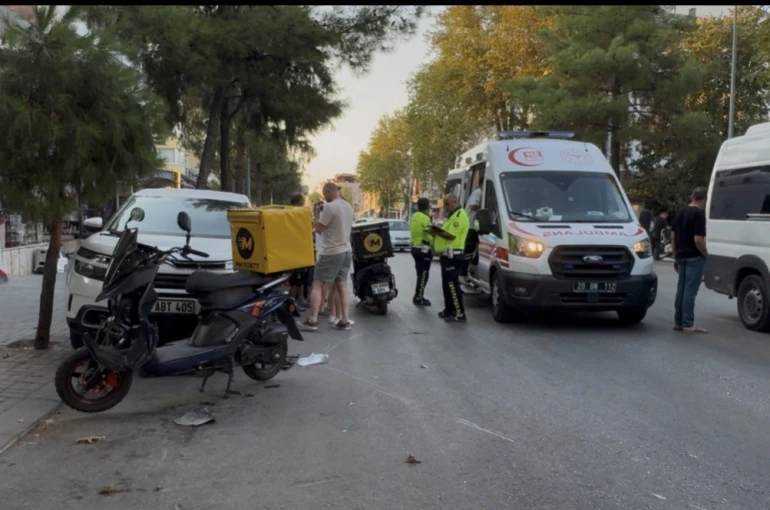 Yasaklı kavşaktan dönüş yapmak isterken kazaya neden oldu
