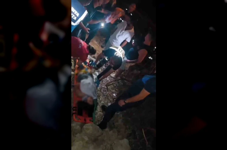 Yayla Sahili’nde korkuluk faciası: Genç kadın kayalıklara düştü