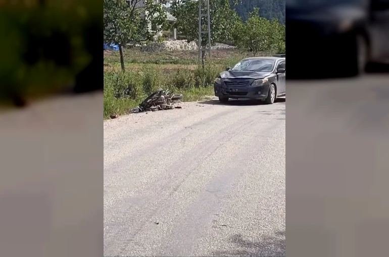 Yayladağı’nda trafik kazası: 2 yaralı 